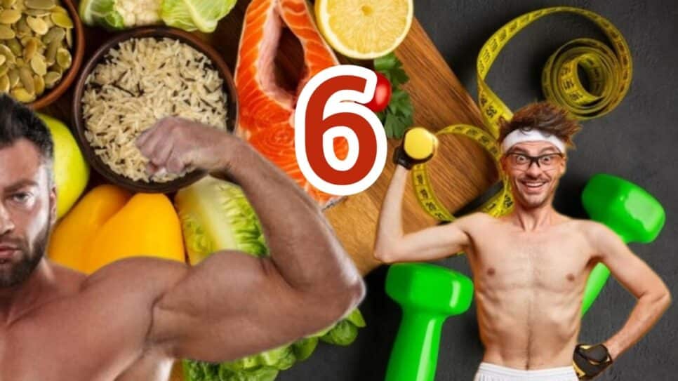 6 alimentos que devem ser incluídos na dieta de quem quer ganhar massa muscular (Fotos: Reprodução/ Freepik/ Montagem)
