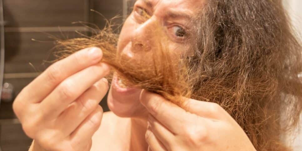 Receita caseira para o cabelo para se livrar do frizz (Imagem Reprodução Canva)