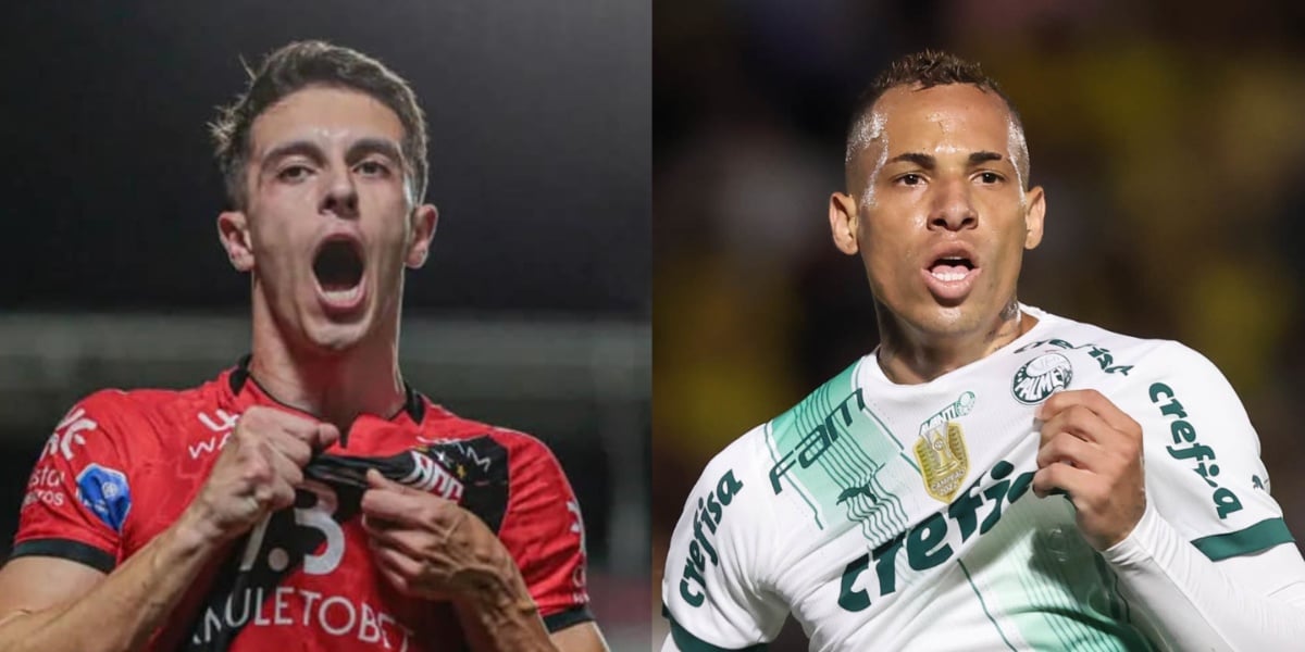 Shaylon e Breno Lopes, jogadores na mira do Santos (Imagem Reprodução Bruno Cosino/ Cesar Greco)