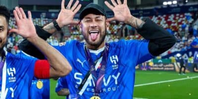 Neymar, causa alvoroço entre torcidas do Santos e Flamengo ao responder preferência (Imagem Reprodução Divulgação)