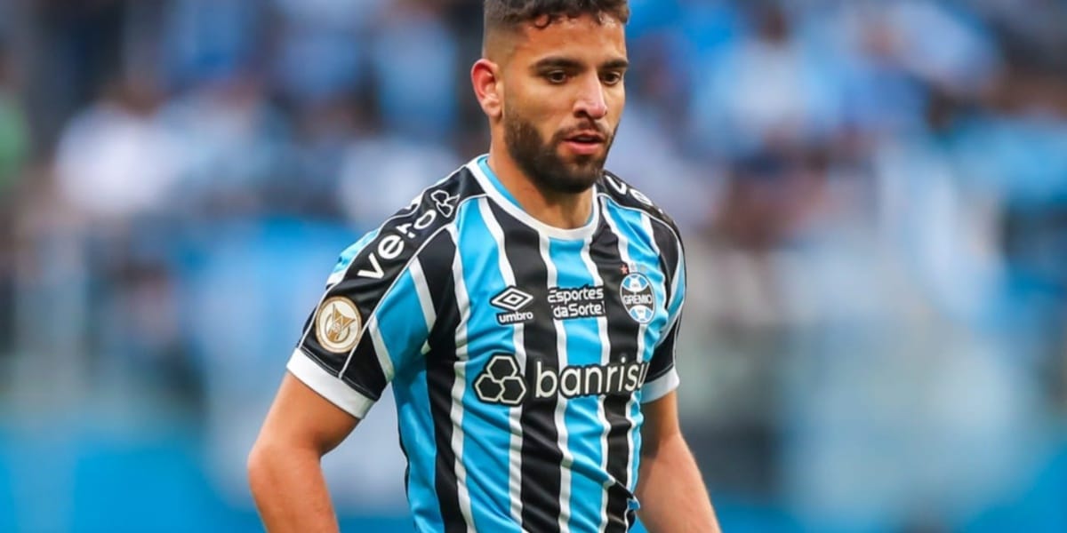 Pepê, jogador do Grêmio (Imagem Reprodução Lucas Uebel)