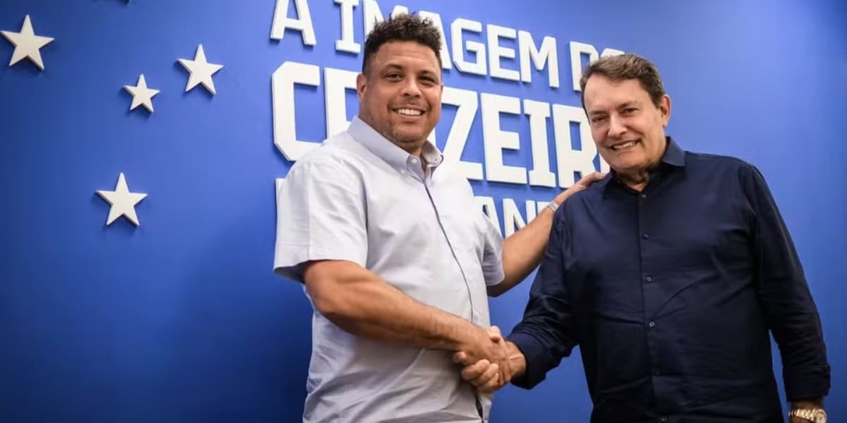 Ronaldo e Pedro Lourenço (Imagem Reprodução  Gustavo Aleixo/Cruzeiro)