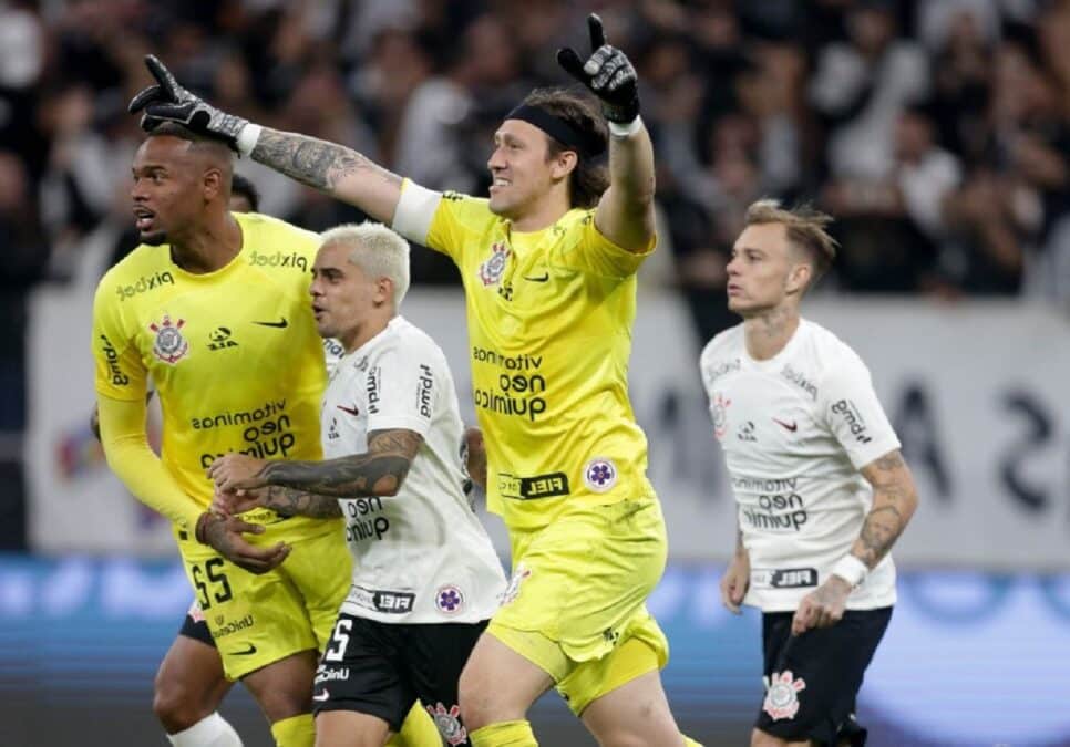 Clube jogador titular Cassio, Carlos Miguel no Corinthians (Reprodução /Noticiasdotimao)