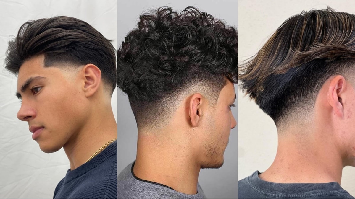 Corte masculino Low Fade e seus tipos variados (Fotos: Reprodução/ Internet/ Montagem)