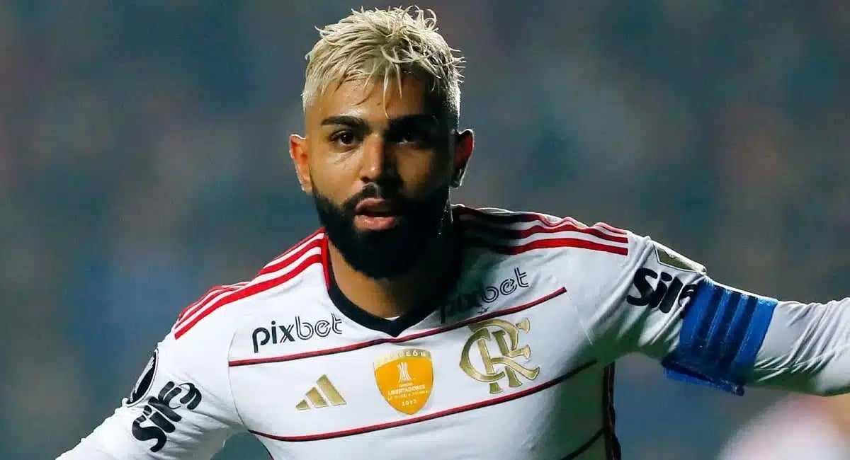 Gabigol foi punido e Flamengo tenta reverter situação (Foto: Reprodução/ CRF)