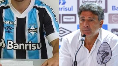 Renato Gaúcho autoriza empréstimo de jovem destaque do Grêmio (Fotos: Reprodução/ Internet/ Instagram/ Montagem)