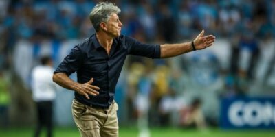 Após críticas, Renato Gaúcho faz desabafo seguindo vitória do Grêmio na Libertadores (Foto: Lucas Uebel/Grêmio)