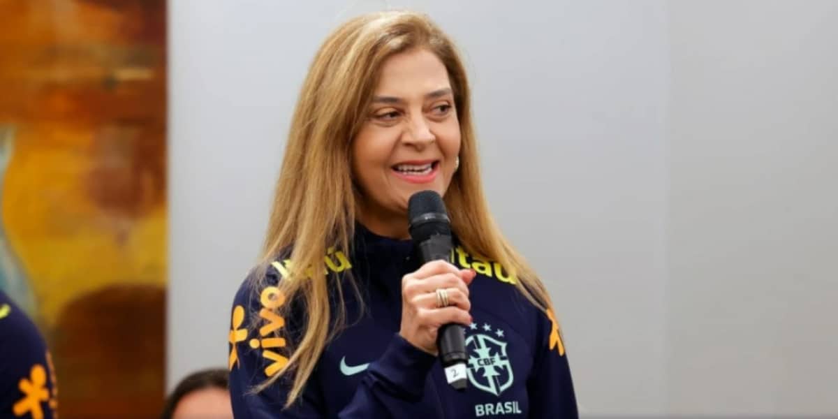 Leila Pereira, presidente do clube de futebol do Palmeiras (Foto: Rafael Ribeiro/CBF)