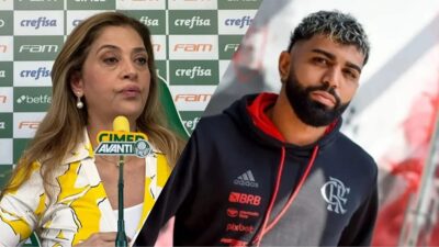 Imagem do post “Isso seria um assédio”; Leila coloca as cartas na mesa HOJE (18) sobre sondagem a Gabigol no Palmeiras