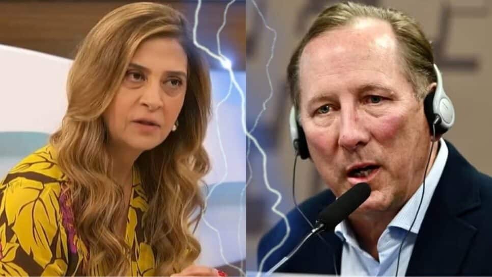 Leila rebate acusações de Textor e não poupa palavras na TV (Fotos: Reprodução/ Roda Viva/ TV Cultura/ Montagem)