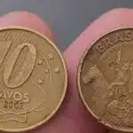 Moeda de 10 centavos valiosa e rara (Foto: Reprodução/ Internet)