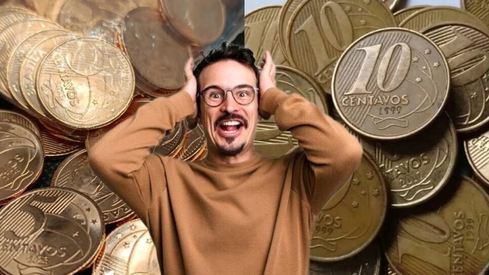 Moedas de 5 e 10 centavos raras e valiosas que podem te render fortuna! (Fotos: Reprodução/ Internet/ Montagem)