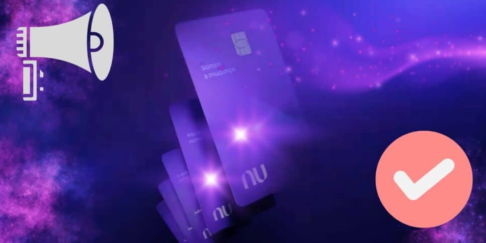 Novo cartão de crédito Nubank (Foto: Reprodução / NU / Canva / Montagem HoraDoBenefício)