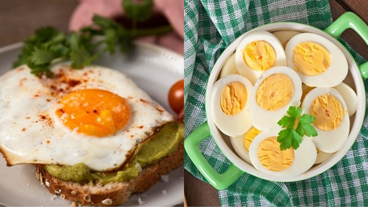 Ovos não podem estar fora da dieta dos homens que praticam exercícios e almejam ganho de massa muscular (Fotos: Reprodução/ Freepik/ Montagem)