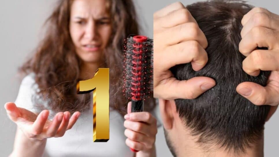 Queda de cabelo e caspa? 1 ingrediente secreto acaba com esses dois maus (Fotos: Reprodução/ Freepik/ Montagem)