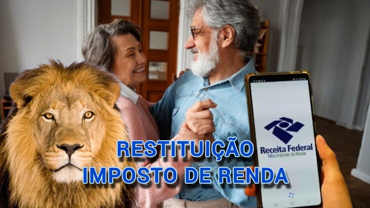 Idosos têm direito a prioridade na restituição do Imposto de Renda (Fotos: Reprodução/ FreePik/ Internet/ Montagem)