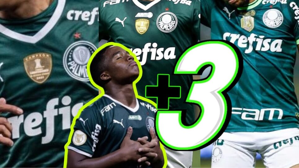 Adeus a Endrick e mais 3 jogadores do Palmeiras a´te julho de 2024 (Fotos: Reprodução/ Cesar Greco/ SEP)