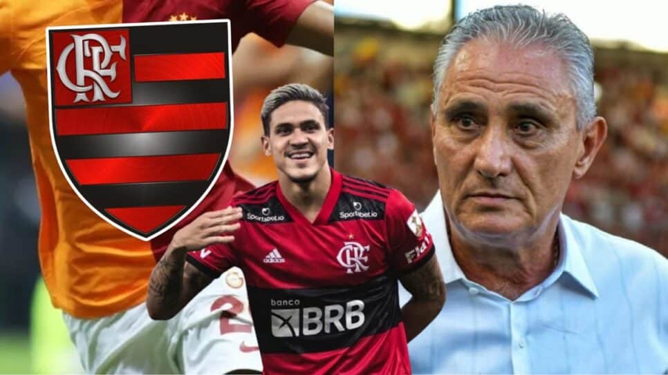 Tite pede reforço ao Flamengo para acrescentar falta a Pedro e plantel (Fotos: Reprodução/ CRF/ Getty Images/ Montagem)