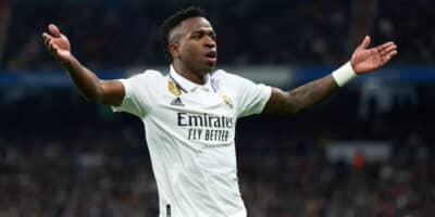 Vinícius Júnior quebra silêncio sobre permanência no Real Madrid Angel Martinez/Getty Images)