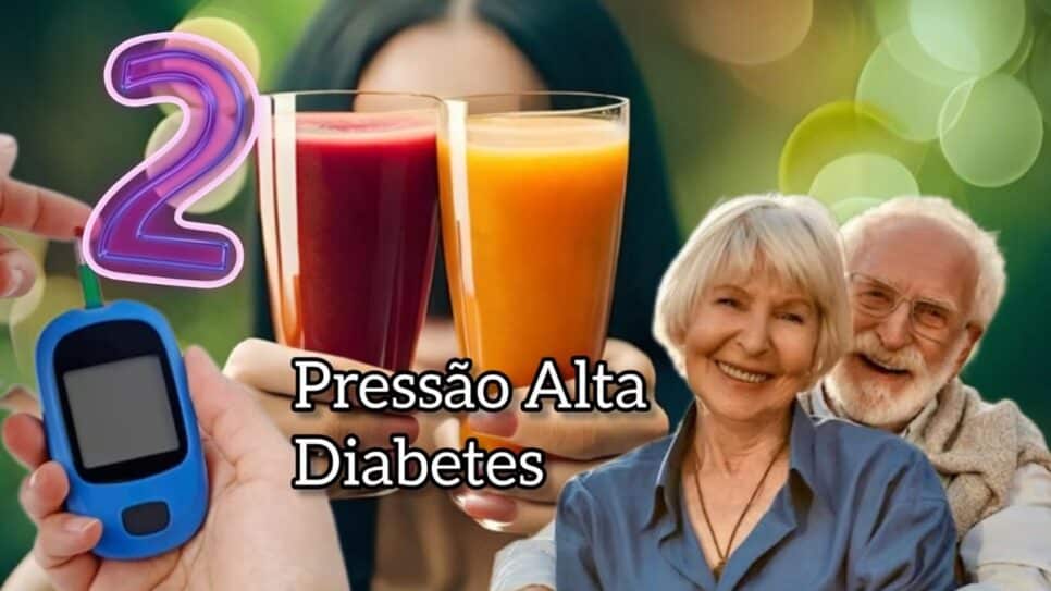 2 aucos naturais que controlam pressão alta e diabetes (Fotos: Reprodução/ Freepik/ Montagem)