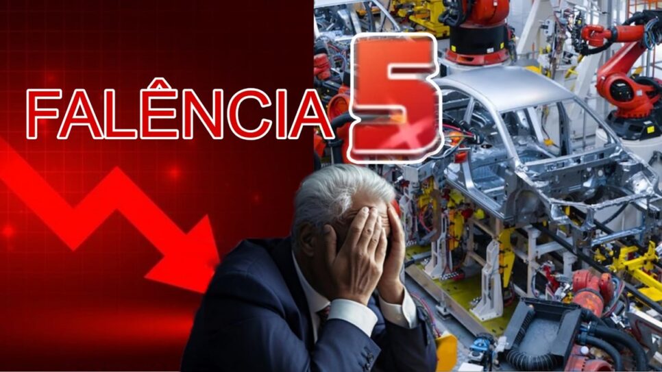 Falência de 5 montadoras no Brasil (Fotos: Reprodução/ Freepik/ Montagem)