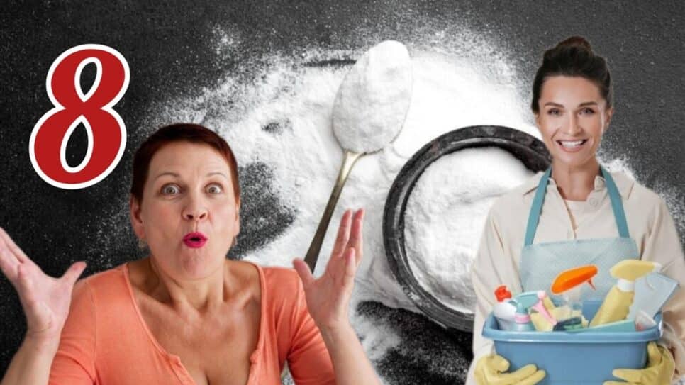 8 formas diferentes de usar o bicarbonato de sódio na limpeza de casa (Fotos: Reprodução/ Freepik/ Montagem)