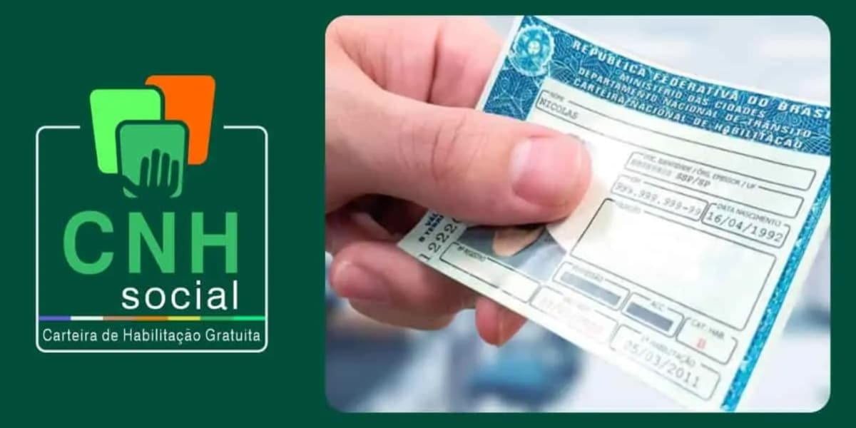 Programa CNH social permite obtenção gratuita do documento (Imagem Reprodução Divulgação)