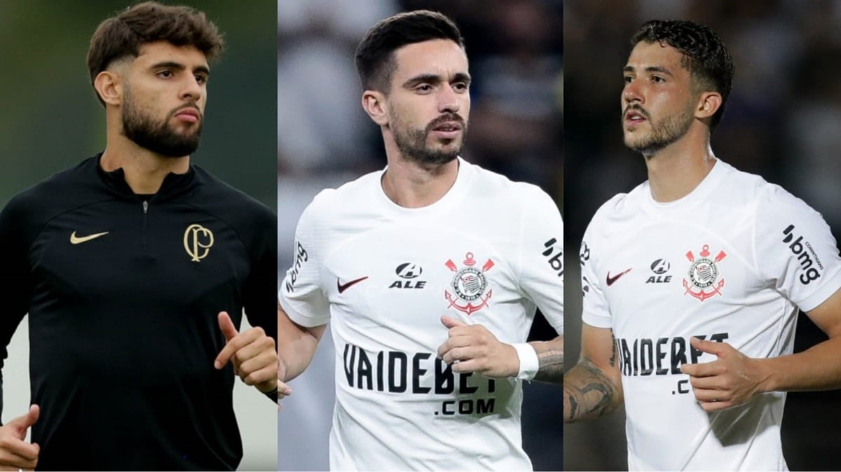 Yuri Alberto, Gustavo Henrique e Igor Coronado são voltas ao Corinthians após lesão e doenças (Fotos: Reprodução/ Rodrigo Coca/ Ag. Corinthians/ Montagem)