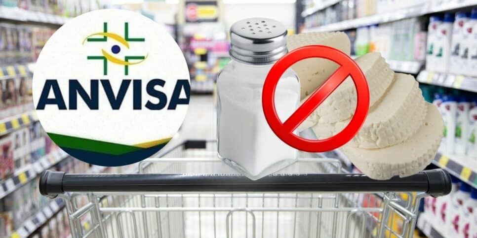 Anvisa baixa proibição de marca de queijo e sal dos supermercados (Foto: Reprodução / Canva / Montagem HoraDoBenefício)