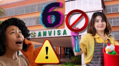 6 produtos usados por donas de casa foram suspensos pela Anvisa (Fotos: Reprodução/ Internet/ Freepik/ Montagem)