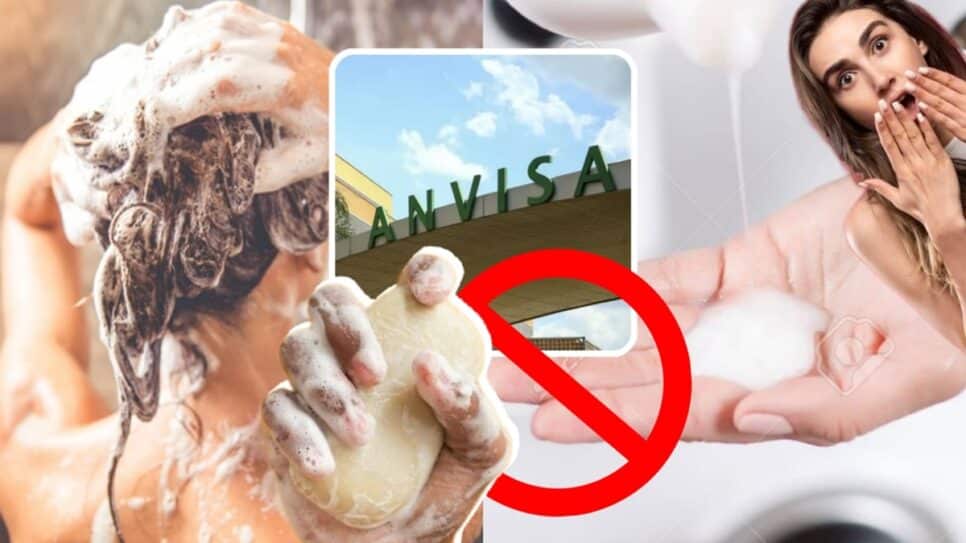 Anvisa barra venda de marca que tem shampoo e sabonete como carro chefe (Fotos: Reprodução/ Freepik/ Internet/ Montagem)