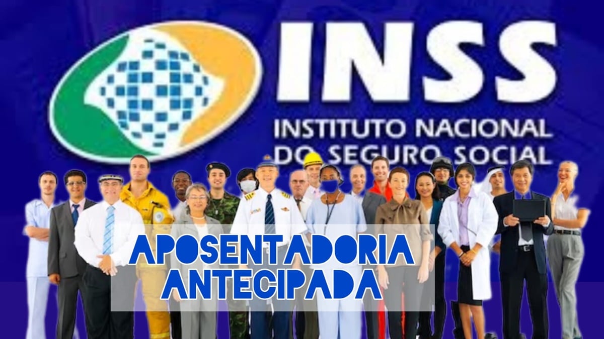 Aposentadoria antecipada no INSS a este grupo de trabalhadores (Fotos: Reprodução/ Internet/ Freepik/ Montagem)