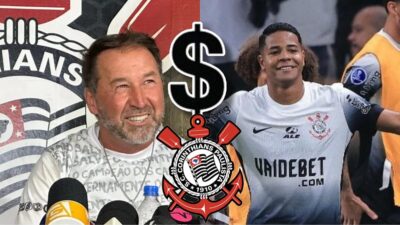 Imagem do post R$ 138 MILHÕES ou +: Wesley pode SAIR do Corinthians com possível OFERTA encaminhada à mesa de Augusto Melo