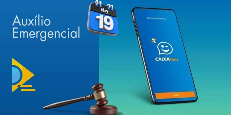 Auxílio Emergencial e aplicativo Caixa Tem (Foto: Reprodução / Gov / Canva)