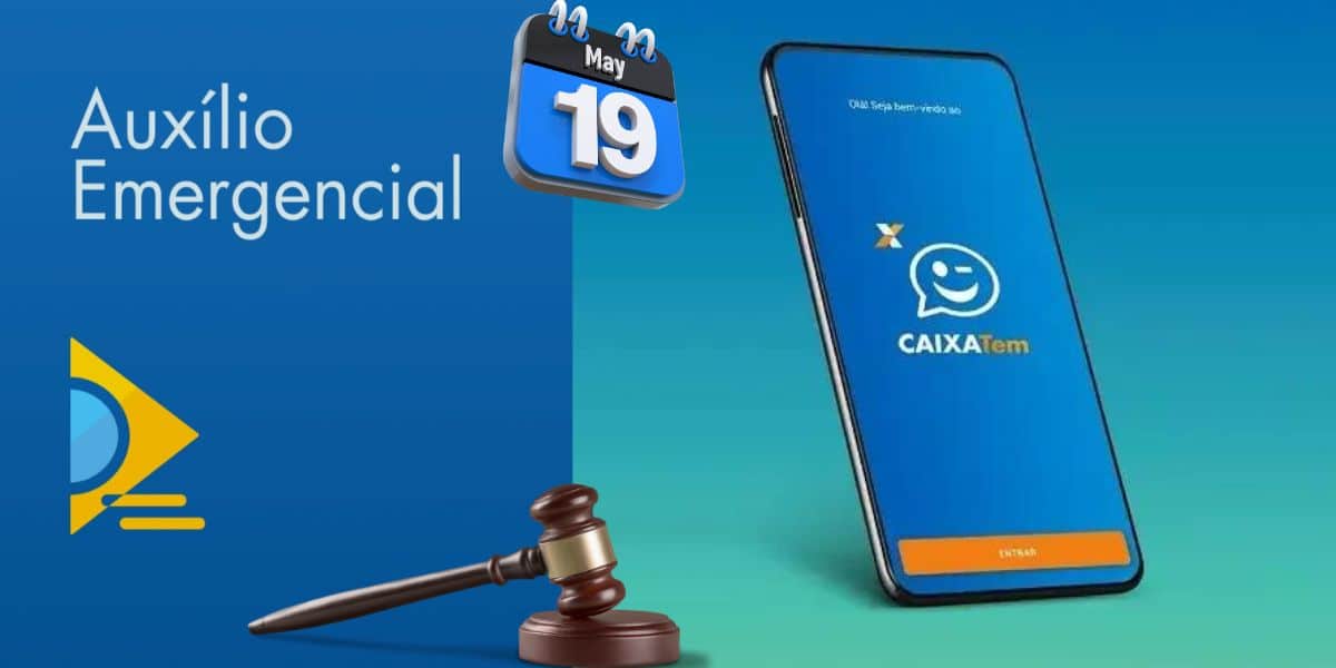 Auxílio Emergencial e aplicativo Caixa Tem (Foto: Reprodução / Gov / Canva)