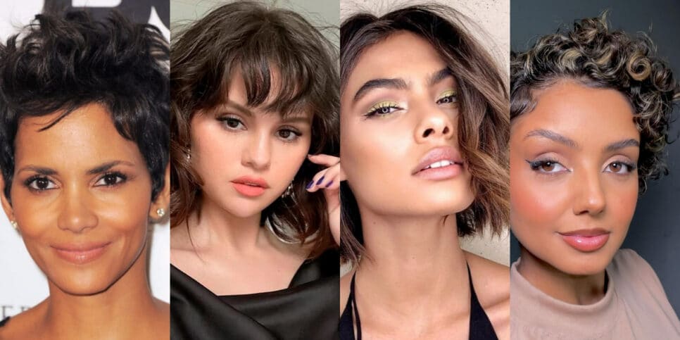 Tendência 2024: veja agora os 5 melhores cortes curtos de cabelo (Foto: Reprodução/Montagem HoraDoBenefício)