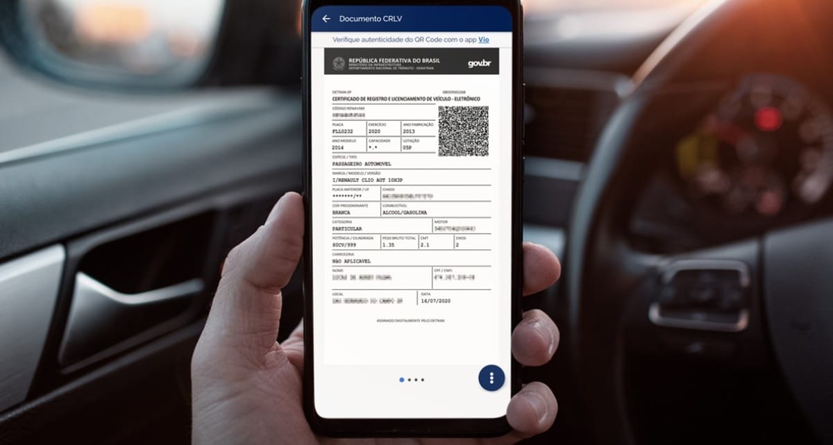 Pagamento da CRLV-e pode ser feito pela internet e com prazo até 31 de dezembro de 2024 sem multas (Foto: Reprodução/ Internet)