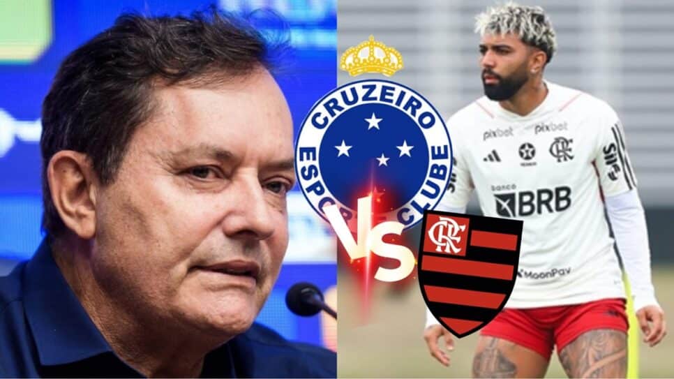 Novo dono do Cruzeiro, Pedro Lourenço, fala da chance de contratar Gabigol à SAF (Fotos: Reprodução/ Gustavo Aleixo/ Cruzeiro/ CRF/ Montagem)