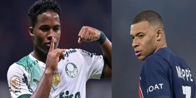 Imagem do post Endrick comenta sobre rivalidade com Mbappé: “Nenhum jogador é uma ameaça”