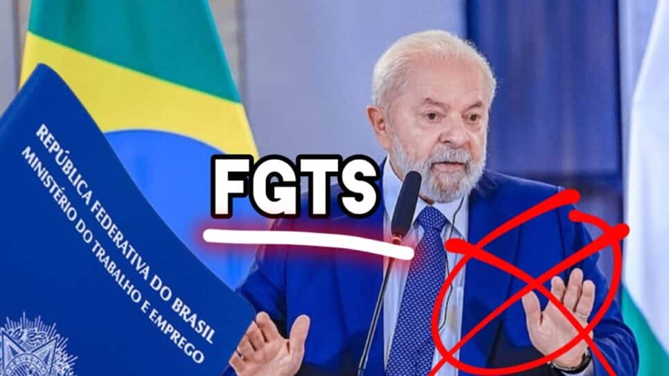 Governo Lula suspende o FGTS (Fotos: Reprodução/ Gov.br/ Internet/ Montagem)