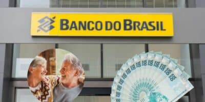 Idosos, dinheiro e Banco do Brasil (Foto: Reprodução / Money Times / Canva)