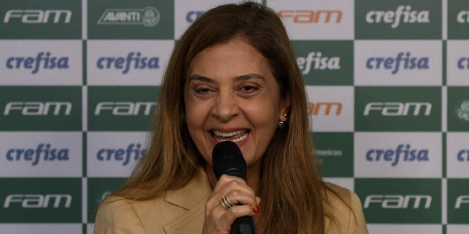 Leila Pereira não poupa esforços para ser dona de rivais do Itaú (Foto: César Greco/Palmeiras)
