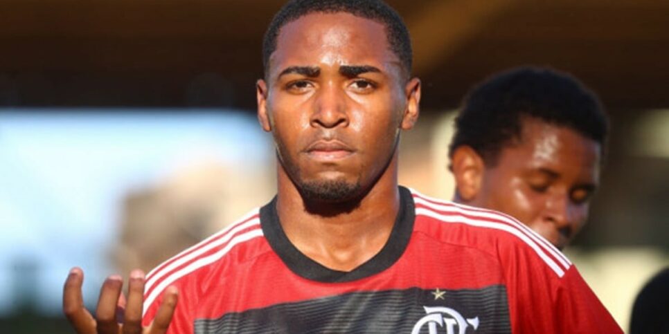 Lorran, jogador do Flamengo (Foto: Reprodução/ Gilvan de Souza/ CRF)