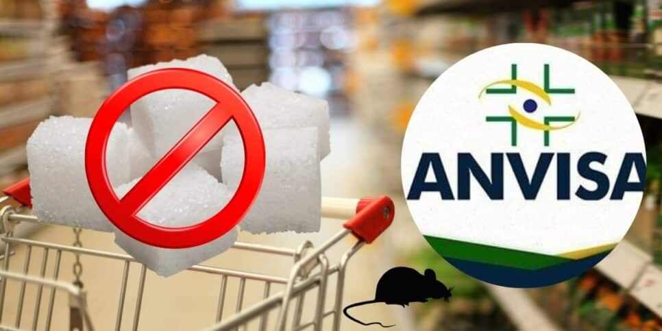 Açúcar retirada dos mercados pela Anvisa (Foto: Reprodução / Canva / Montagem TV Foco)