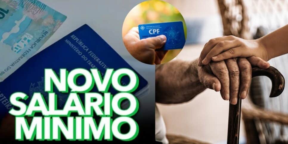 Novo aumento no salário mínimo para CPFs de 65+ (Foto: Reprodução / Canva / Montagem HoraDoBenefício)