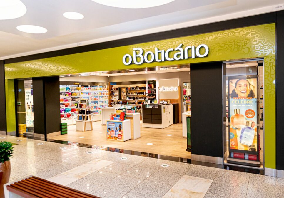 Fachada da loja de O Boticário (Foto: Divulgação/ Itajaí Shopping)