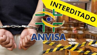 Anvisa interdita restaurante e leva gerente preso! (Fotos: Reprodução/ Internet/ Freepik/ Montagem)