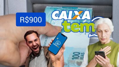 Saque de até R$ 900 no Caixa Tem; saiba se tem direito (Fotos: Reprodução/ Internet/ Freepik/ Montagem)