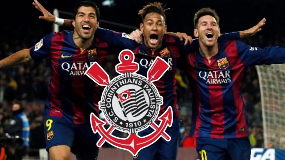 Um jogador de trio promissor do Barcelona deve desembarcar no Corinthians em breve (Foto: Reprodução/ Getty Images/ Montagem)