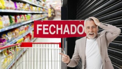 Rede de supermercados fechou portas e teve falência decretada (Fotos: Reprodução/ Internet/ Freepik/ Montagem Gustavo)